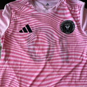 New Adidas Messi Jersey.   No tags but never worn son grab wrong size